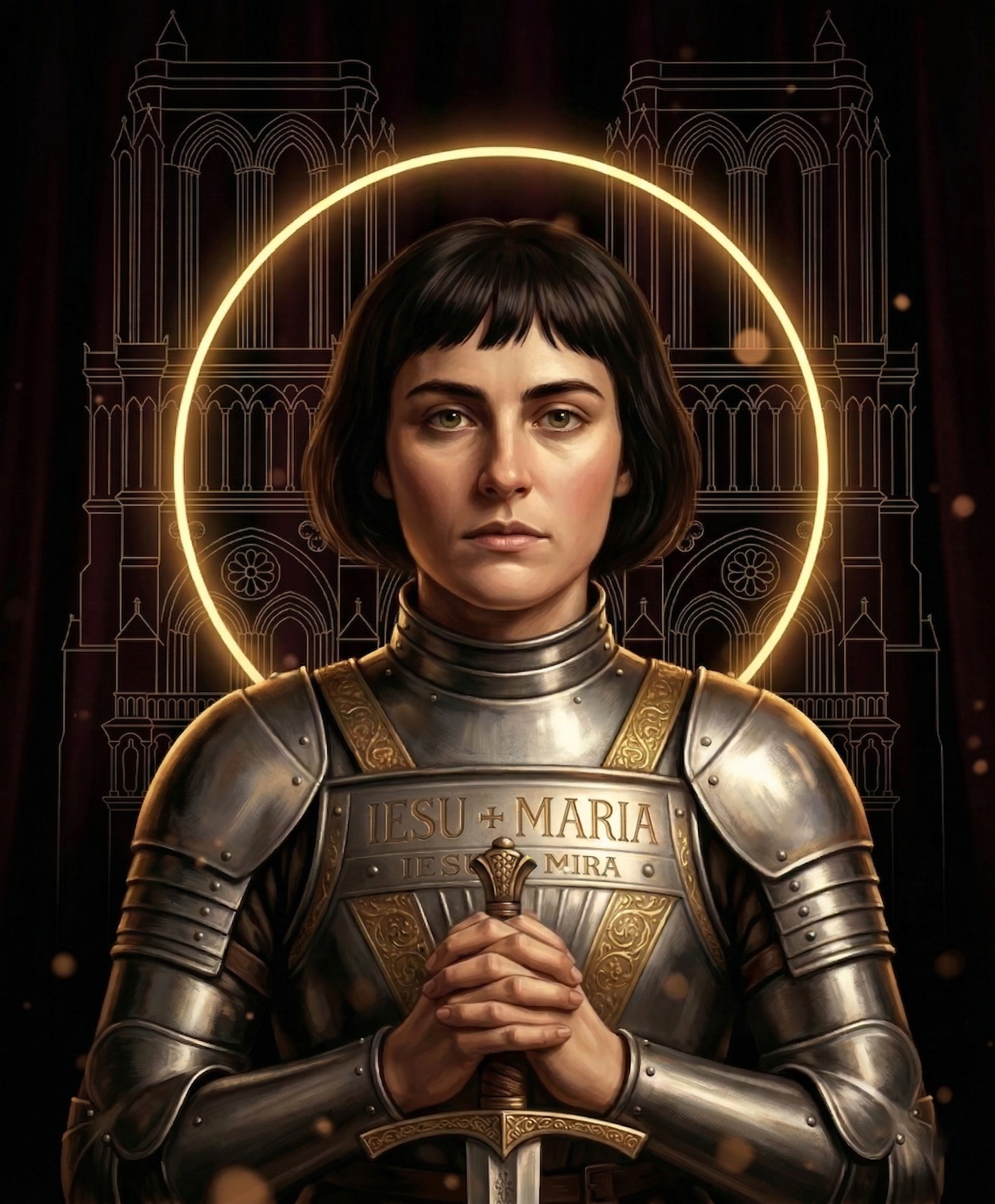 Santa Joana d'Arc em oração